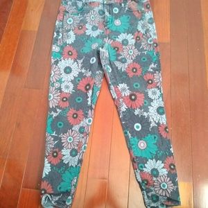 Modcloth Floral Skinny Jeans in 1X